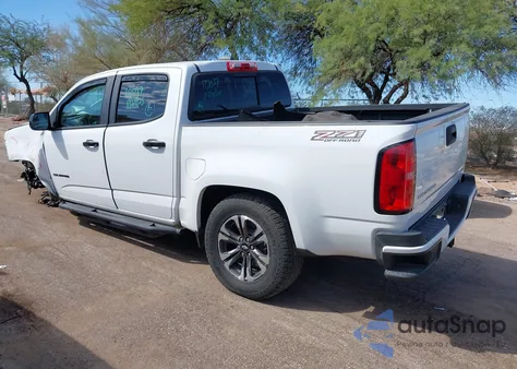 2021 Chevrolet Colorado 4Wd Short Box Z71 from USA, damaged, VIN 1GCGTDEN4M1257292